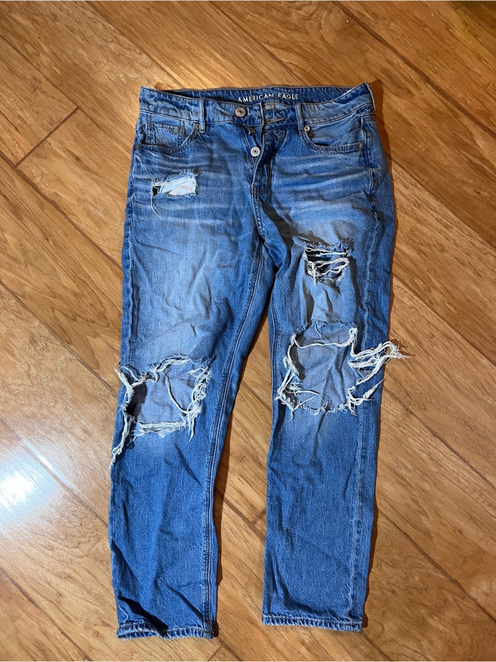 American Eagle Outfitters Tomgirl Blue Denim Jeans